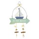 TO THE BEACH Sailboat Hanging Décor, 31cm