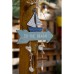 TO THE BEACH Sailboat Hanging Décor, 31cm