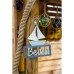 BEACH Sailboat Hanging Décor, 27cm
