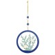Hanging Circular Coral Décor, blue, 12cm