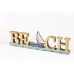 BEACH with Sailboat Sign, 30cm
