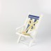 Mini Deckchair with Ropes, 15cm