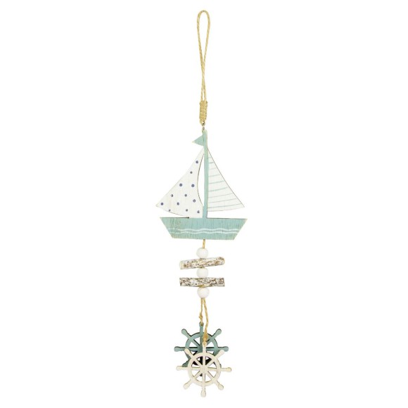 Sailboat Hanging Décor, 33cm