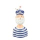 Bearded Sailor with Seagull Figure, 18cm