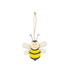 Wooden Bee Hanger, 9cm