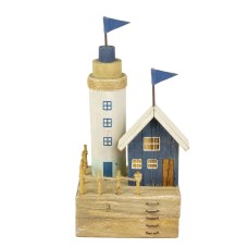 Harbourside with Lighthouse, 26cm