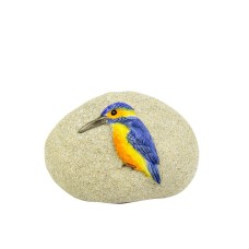 Kingfisher Pebble, 9cm