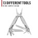 Coast Stainless Steel 'Mackenzie' Multi-tool with 13 Tools