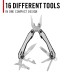 Coast Stainless Steel 'York' Multi-tool with 16 Tools