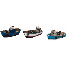 Mini Trawlers, 12cm, 3 assorted