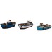 Mini Trawlers, 12cm, 3 assorted