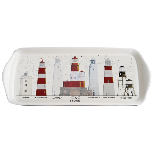 East Coast Lighthouses Tray, 30cm