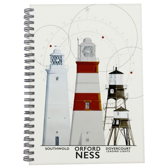 East Anglia Lighthouses Notebook, 21cm