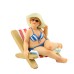 Fat Ladies on Deck Chairs, 10cm, 3 assorted