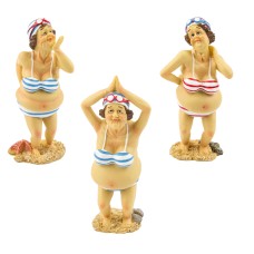 Old Dears Standing, 14cm, 3 assorted