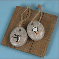 Puffin Pebbles, 5x4cm, 2 assorted