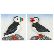 Puffin Magnets, 4cm, 2 assorted