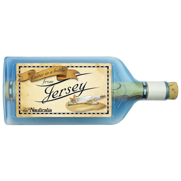 Letter-in-a-Bottle - Jersey, 18cm, 2 assorted