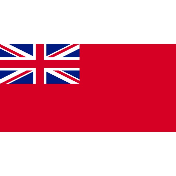 Red Ensign - sewn, 1 yard