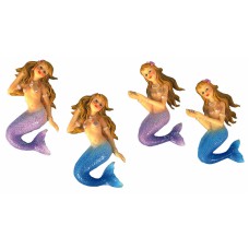 Mermaid Magnets, 10cm, 4 assorted