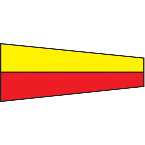 Numeral Code Flag - Seven, 30x45cm