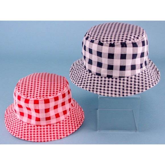 Child's Check Beanie Sizes 50-52cm, 2 assorted