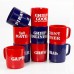 1st Mate Unbreakable Stackable Mug, red, 245ml