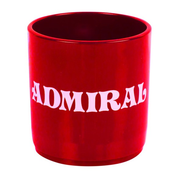 Admiral Unbreakable Stackable Mug, red, 245ml