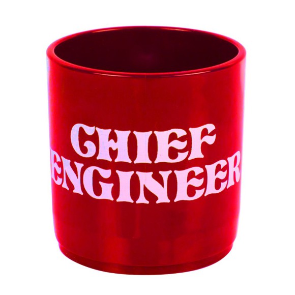 Chief Engineer Unbreakable Stackable Mug, red, 245ml