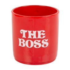 The Boss Unbreakable Stackable Mug, red, 245ml