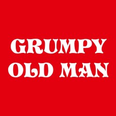 Grumpy Old Man Unbreakable Stackable Mug, red, 245ml