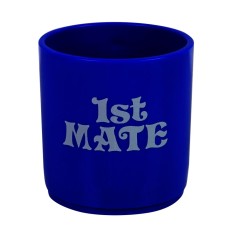1st Mate Unbreakable Stackable Mug, blue, 245ml