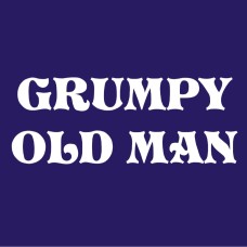 Grumpy Old Man Unbreakable Stackable Mug, blue, 245ml