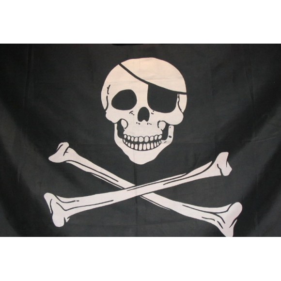 Flag - pirate, 45x30cm