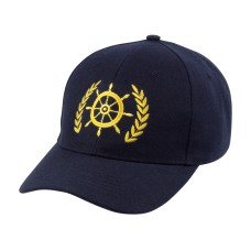 Ship's Wheel/Leaf Yachtsman Cap