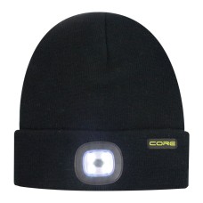 Core Rechargeable LED Beanie Hat, black