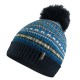 Dexshell Waterproof Fair Isle Beanie - blue