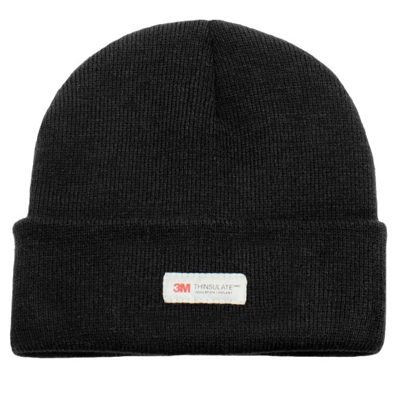 Waterproof Beanie Hat, black