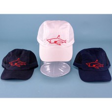 Shark Cap with Mesh Panels, 3 assorted