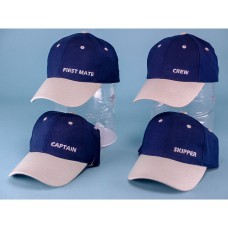 Nautical Baseball Cap, 4 assorted