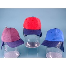 Child's Cap with Neck Flap, 3 assorted