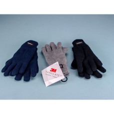 Child's Knitted Thinsulate Gloves, 3 assorted