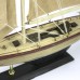 Yacht with Distressed Hull, white, 30cm