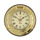 Anchor Porthole Clock Paperweight, 10cm