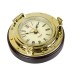 Anchor Porthole Clock Paperweight, 10cm