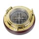 Porthole Compass Paperweight, 10cm