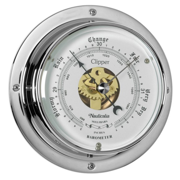 Clipper Barometer (QuickFix), Chrome