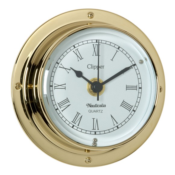 Clipper Clock (QuickFix), Brass