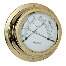 Fitzroy Thermometer/Hygrometer (QuickFix), Brass