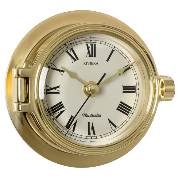Brass Riviera Clock